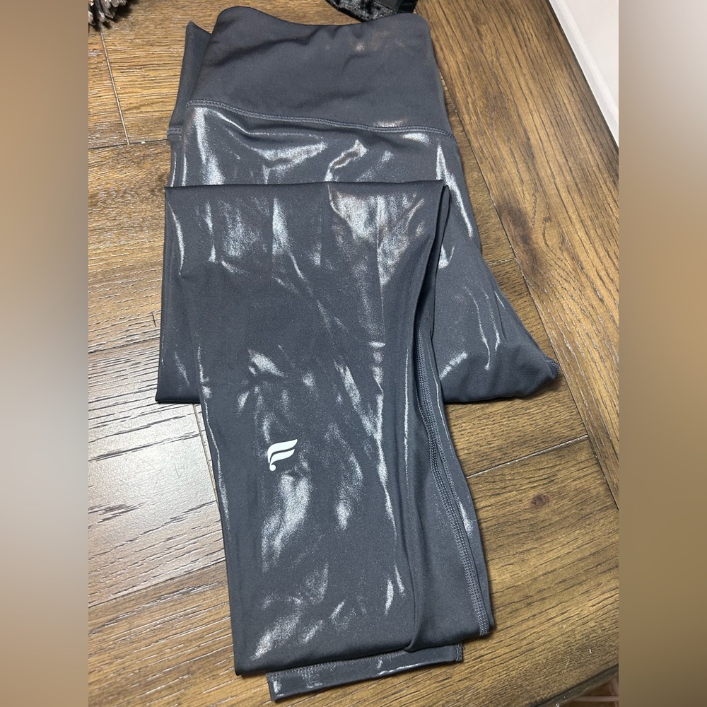 Fabletics Shiny Black Motion365 Leggings